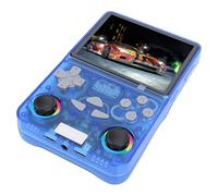 YUEHISY Retro Handheld Game Console, 4" Screen with WiFi, Built in 64GB and 22000+ Games, Octa Core CPU, for Family Travel, Classic Gaming (Blue)