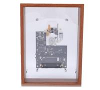 YUEHISY Retro Music Photo Frame CD Player, HiFi Portable Bluetooth Player, Transparent Acrylic Photo Frame, Wall Mount/Desktop, Removable Battery