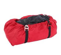 YUEHISY Rock Climbing Rope Kit Bag Folding Shoulder Strap for Outdoor Camping Hiking, Place Climbing Ropes and Other Accessories, This is One Whole Bag Without Small Pocket (Red)