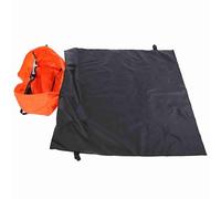 YUEHISY Rock Climbing Rope Kit Bag Folding Shoulder Strap for Outdoor Camping Hiking, Place Climbing Ropes and Other Accessories, This is One Whole Bag Without Small Pocket (Orange)