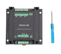 YUEHISY RS485 Opto Isolated Hub, 4 Port Half Duplex Transparent Transfer Serial Port Repeater, Supports 4x32 Expansion, DIN Rail Mount