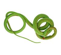 YUEHISY Simulation Python Model, Soft Touch Realistic Snake Toy for Kids Over 3 Years Old, Halloween Ideal for Party Decorations and Pranks (Canned Python - Green)