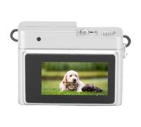 YUEHISY Small Vintage Digital Camera, Pocket Digital Camera with 1080P FHD 0.96 Inch Color Screen 128GB LED Fill Light, for Travel Study Recording (White)