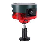 YUEHISY Solar Motion Sensor Alarm, Solar USB Dual Charging 1200mAh, Remote Control, 130dB 13 Sounds, Strobe Light, 2 Working Modes, for Yard Farm Orchard