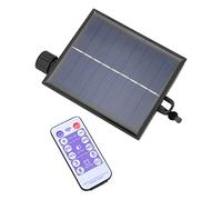 YUEHISY Solar String Light Control Box, Dusk to Dawn Sensor Remote, IP65 Water Proof Replacement for 100-200LED Lights, 8 Modes & 4-Level Dimmer, 1200mAh Battery for Outdoor Garden (Output Flat