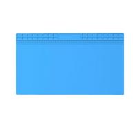 YUEHISY Soldering Mat, Extra Large 27.6x15.7in Heatproof Silicone Workbench Pad, with 94 Screw Positions, 32 Parts Slots, for Electronics Repair (1)