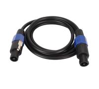 YUEHISY Speakon to Speakon Cable, Male to Male Plug & Play Speaker Connection Cable, Twist Lock Speaker Wire, for Stage Indoor Subwoofer Power Amplifier (6FT)