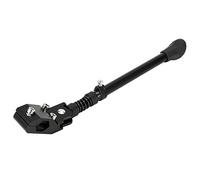 YUEHISY stand Adjustable for Mountain Bike with Anti Slip Pad, Aluminum Alloy for 16-26 Inch Tire, Tool Free Button Latch, Rubber Pad, Universal Bike Accessory for Road 700c (Black)