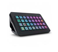 YUEHISY Stream Control Deck, 32 LCD Keys, Programmable Studio Controller Macro Keyboard, for PC Live Streaming Workflow (Black)