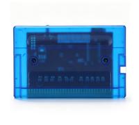 YUEHISY Super Cartridge MD Region Free Multi Game Cartridge with MEGAKey and SMS One-Touch Pause for Genesis Mega Drive Consoles (Blue)