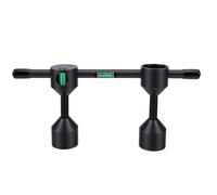 YUEHISY Threaded Pipe Flange Aligner Leveling Tool 1 to 2 to 1 7 16 Inch | Fits bolt hole diameters from 1 2 to 1 7 16 inch, Bubble levels on both ends for horizontal, Vertical alignment