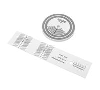 YUEHISY Turntable Strobe Disc, PVC Calibration Mat for 33 45 RPM, Speed Detection Cartridge Alignment, Hard 2mm PVC, for Record Player, HiFi Enthusiasts, DJs
