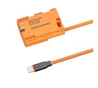 YUEHISY Type-C PD to LP-E6NH Dummy Battery Cable for Camera, Compatible with R5 II R6 5D Mark II-IV 7D 90D XC15