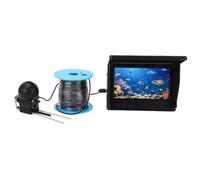 YUEHISY Underwater Fishing Camera 1080P 4.3in Screen 30m Cable Ice | 5MP sensor with 195° wide angle lens, 2000 nits brightness with three sided sunshade