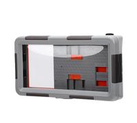 YUEHISY Underwater Snorkeling Diving Phone Case, 15m/50ft IP68 Professional Case, for 17/16/15/14/13/12 Pro Max & S25 S24 S23 Ultra (Gray and Orange)