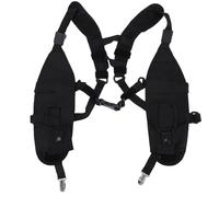 YUEHISY Universal Double Radio Shoulder Harness Holster Chest Vest, Adjustable Quick Release Vest, 600D Nylon, for Search Rescue Construction Site