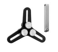 YUEHISY Universal Piston Ring Squaring Tool, for End Gap 2-5" Bores, with Thickness Measuring Ruler, Ensures Precise Measurement for Engine Rebuilding