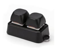 YUEHISY USB 2-Key Mini Keypad, Copy Paste & Programmable Macro Mechanical Gaming Keyboard, RGB Backlit One-Handed Keypad