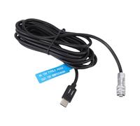 YUEHISY USB-C PD Power Cable for BMPCC 4K 6K, Type-C to 2 Pin Female Connector, for Blackmagic Cinema Camera, PD Car Adapter