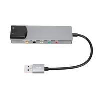YUEHISY USB External Sound Card, High Resolution Music & SPDIF Digital Sound Output, for 7.1/5.1 Surround Sound Systems on Laptop PC