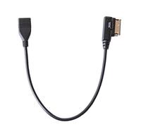 YUEHISY USB Music Interface Adapter Cable for Q5 Q7 R8 A4 A5 A6, Plug & Play 3rd Gen MMI Music Interface, 10.63" Length, Charge While Connected, Fit for Audi Enthusiasts