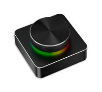 YUEHISY USB Volume Control Knob, RGB Computer Speaker Multimedia Controller with Mute Functions, Compact Design, Plug and Play, for PC Laptop