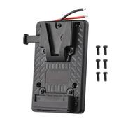 YUEHISY V Mount Battery Plate, Universal V Lock Battery Mount with D Tap DC Output Ports, USB Charging Port, for Camera LED Light, Compact Camera Video Rig