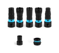 YUEHISY Vacuum Hose Adapters, 7 Piece Expansion Kit with Quick Connector, 360° Rotating Clip, Compatible with 1-1/4" Vacuum Cleaner Hoses
