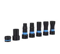 YUEHISY Vacuum Hose Adapters, 7 Pieces Dust Collection Quick Connectors with Exhaust Control Valve, for Home Workshop Vacuuming System