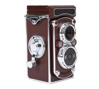 YUEHISY Vintage Digital Camera, Retro TLR Style Camera with Manual Joystick, 2.7K 24MP Autofocus Vlog for Beginners Teens, Travel for Daily (Brown)