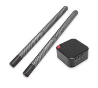 YUEHISY Virtual Air Drum Sticks, Portable Practice Drum Set with <2ms Low Latency, 2 Sounds & Built-in Speaker, for Beginners & Adults