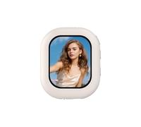 YUEHISY Vlog Selfie Monitor 2.1 Inch, Magnetic Phone Back Camera Screen, Bluetooth Remote 10m Control, 760mAh Rechargeable for Live Streaming Video Recording (White)