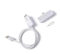 YUEHISY Wireless HDMI Transmitter and Receiver 164FT, 1080P Plug & Play Dual 2.4G/5G HD Multimedia Extender Kit, PD3.0 Fast Charging