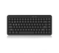 YUEHISY Wireless Keyboard, 75% Compact 84 Keys 2.4G Silent Mechanical Keyboard with Scissor Switch Design, 12 Multimedia Shortcuts, for Desktop PC (Black)