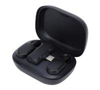 YUEHISY Wireless Lavalier Microphone with AI Noise Cancelling 2.0, 80dB SNR 48kHz/24bit Audio, Magnetic Lapel Mic 50m Range for Live Streaming