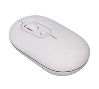 YUEHISY Wireless Mouse with USB Receiver, Light Up Silent Computer Mouse, 800 1200 1600 DPI 3 Adjustable DPI Levels, Portable Design, for Laptop PC (White)