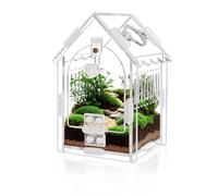 YUEHUA Acrylic Reptile Transport Box Mini Reptile Breeding Box for Snails, Tarantula, Lizards, Scorpions, Beetles (8 x 8 x 14 cm)