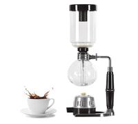 YUEHUA Professional Siphon Coffee Maker, 5 Cups (600ml) - Vacuum Coffee Brewer with Alcohol Burner, High Borosilicate Glass, Anti-Scald Handle for Home & Café Use