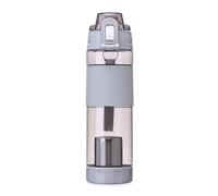 Yuehuamech Alkaline Water Bottle 650ml Portable Alkaline Water Filter Increase pH Alkaline Water Filter Bottle Water Filtration System Water Machine Producing Ionized Water