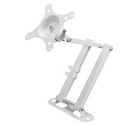 Yuehuamech Wall Mount for E-cho Show 15 Full-Motion TV Wall Mount Folding Rotating TV Mounting Bracket Adjustable Swivel Tilt and Rotation Motion Bracket for 13-30 inch TVs Monitors 75x75mm/100x100mm