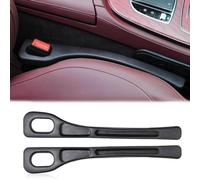 YUEIODDKL 2 Pcs Car Seat Gap Filler Organiser,Vehicle Mounted Storage Leak Proof Filling Strip,Universal Automobile Car Seat Organiser for Most Cars(Black)