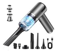 YUEJIDZ Handheld Car Vacuum Cleaner 9000PA,Rechargeable Portable Mini Vacuum Cleaner with Dual Vacuum & Blow Functions,USB Car Handheld Vacuum for Kitchen Home Office Pet Hair Keyboard Sofa