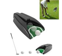Yuejooz Automatic Golf Putter Putting Cup, Golf Return Machine, Indoor Golf Putting Trainer Automatic Putt Return, Training Aid for Golf Practice, for Indoor Outdoor Golf Practice