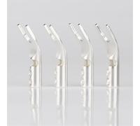 YUEKOPOU Banana Speaker Plug, Banana Cable Plugs, Pure Copper Silver Plated Spade Plug Speaker Cable Wire Connector HiFi Fork Connector