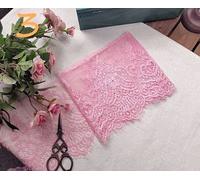 YUEKOPOU Multicolor Embroidery Eyelash Lace Mesh Trim, 18cm for DIY Lingerie Sewing & Clothing Decoration(Color 3)