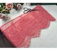 YUEKOPOU Multicolor Embroidery Eyelash Lace Mesh Trim, 18cm for DIY Lingerie Sewing & Clothing Decoration(Color 27)