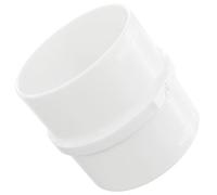 YUEKOPOU Plastic Straight Hose Connector - Inline Joiner for Air Ducting & Heater Pipes(White,63mm (2.5 inch))