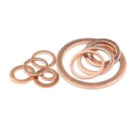 YUEKOPOU Pure Copper Gaskets Flat Washers for Round Screws & Hydraulic Joints 10pcs Mixed Sizes(M12*16 * 1.5 * 10pcs)