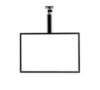 YUEKOPOU Slim Snap Frame LED Light Box - Wall-Mounted Telescopic Rod Metal Poster Holder for Outdoor Advertising & Billboard Displays(Vertical screen,50x60cm)