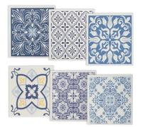 YUEKUNTJ Swedish Dishcloths Reusable Kitchen Dish Towels Soft Cellulose Sponge Cloths No Odor Bar Hand Towel Printed Dishwashing Cloths 7.7 x 6.7inch Kitchen Counter Rags for Dishes (A color)